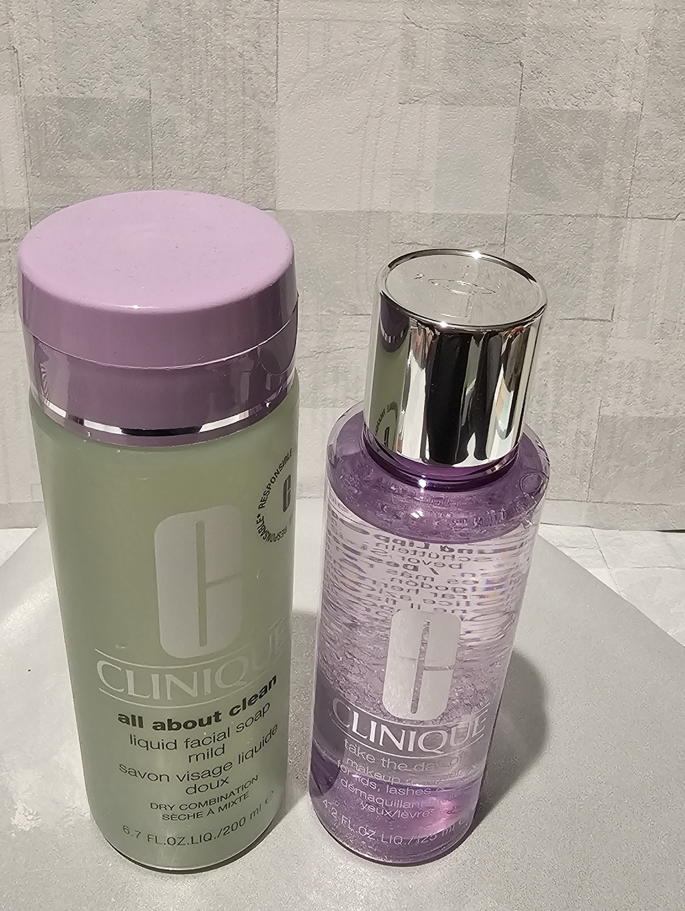 Clinique 2pc Bundle: All About Clean Liquid Facial Soap & Makeup Remover